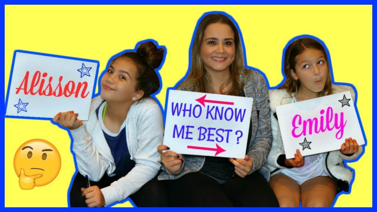 WHO KNOW ME THE BEST ? MOM' EDITION 