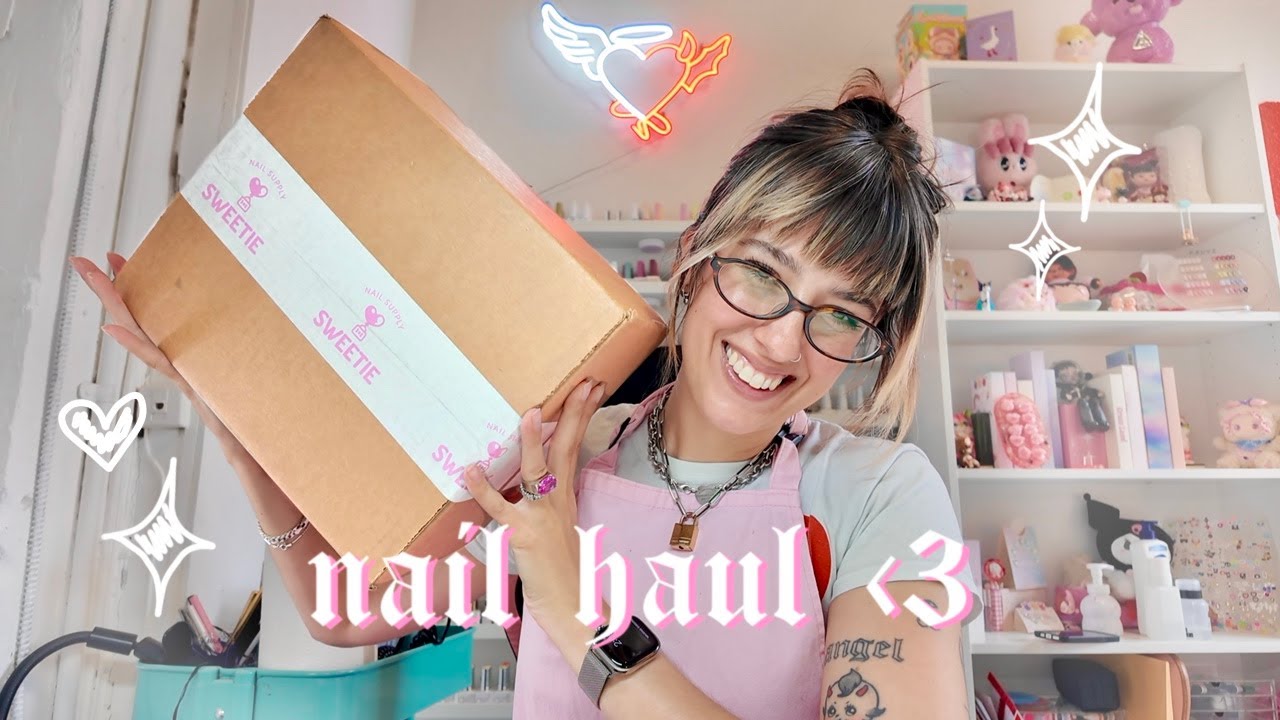 Sweetie Nail Supply Haul & Swatching 💗 ft. DVOK Unicorn Collection