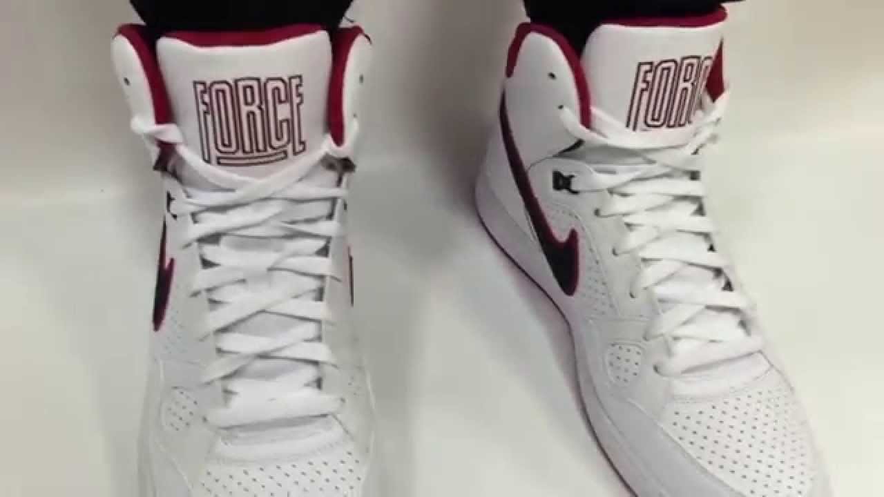 NIKE Son of Force White Black GymRed
