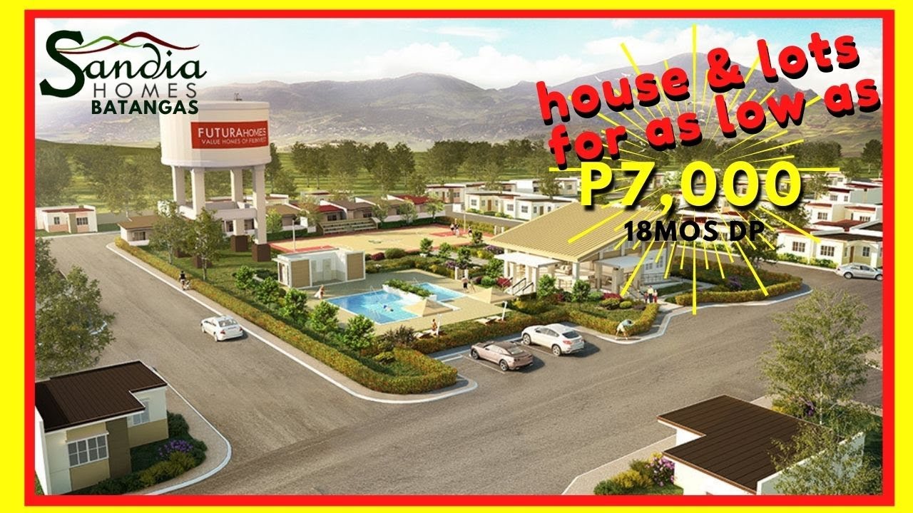 Sandia Homes Batangas a family-friendly & secure community, house & lots for as low as P7,000/mo DP!
