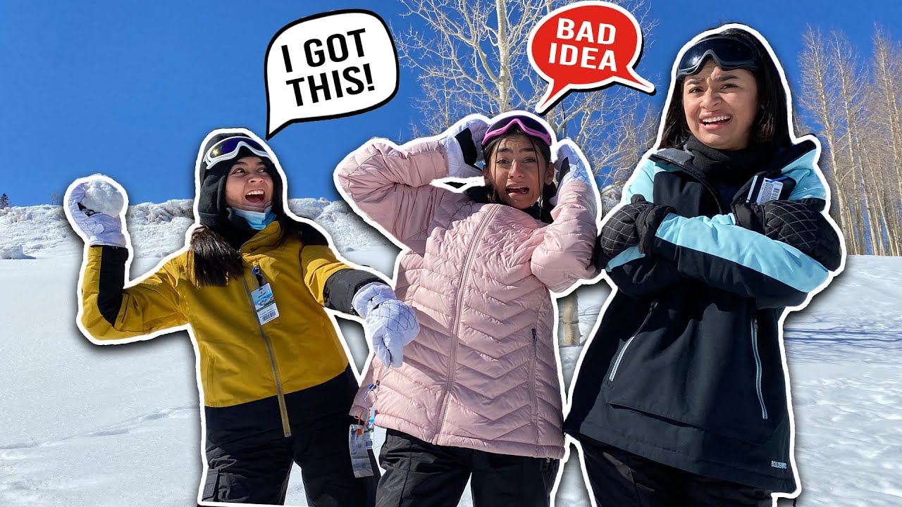 Last To Leave The FREEZING SNOW Wins | GEM Sisters