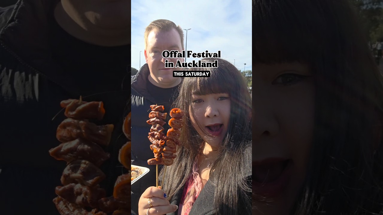 Offal Festival in auckland. #offal #liver #intestine #festival #market #nightmarket #sisig