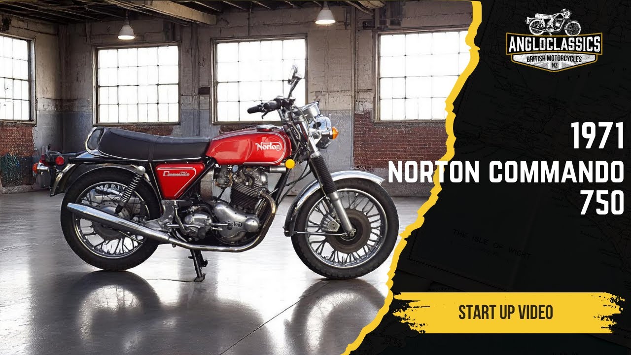 1971 Norton Commando 750 | First Start After Full Rebuild | Kickstart Series