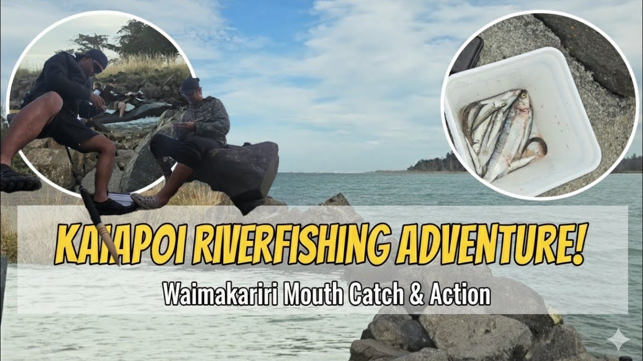 Fishing the Waimakariri River Mouth!#KaiapoiFishing#WaimakaririRiver#FishingNZ#Nepal#Abroadnepali