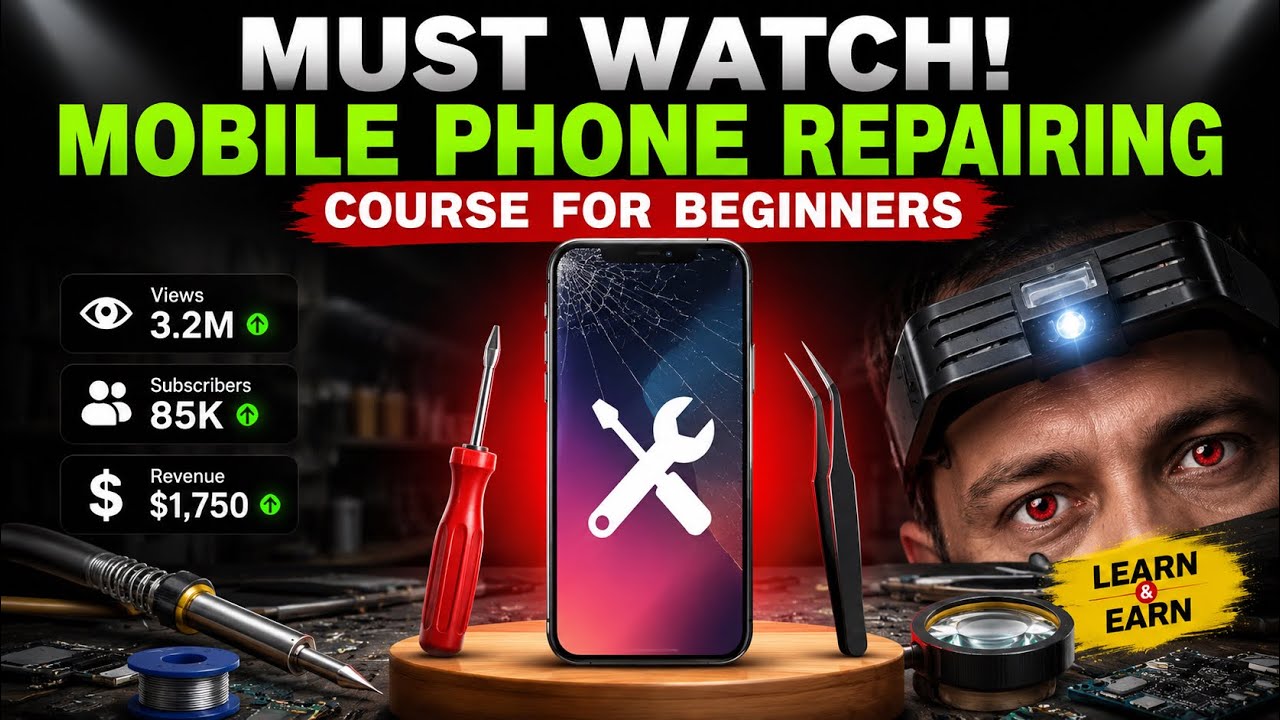 Must Watch! Mobile Phone Repairing Course for Beginners