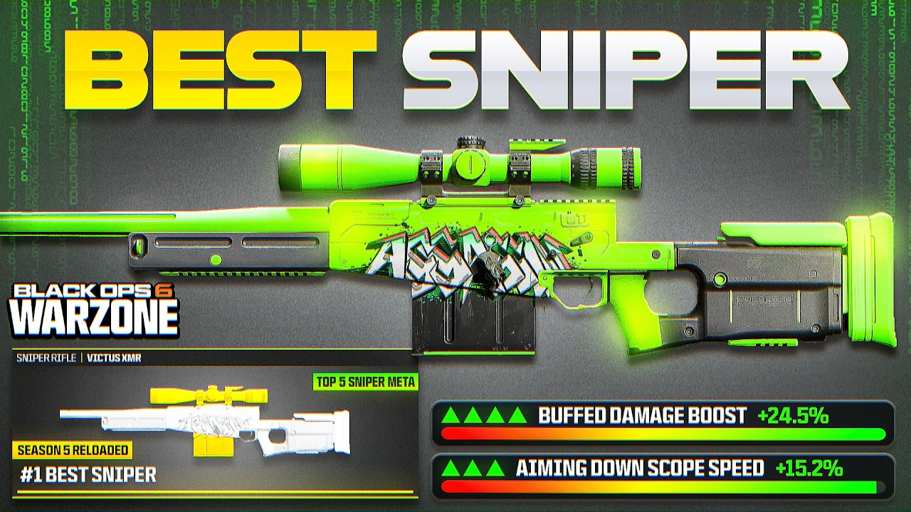 NOW the #1 BEST VICTUS XMR META LOADOUT in WARZONE BO6! (Best Sniper Class Build for Warzone 3)