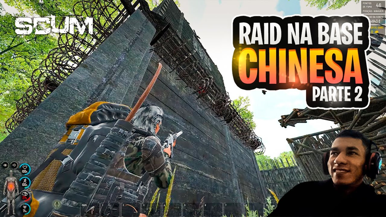 #SCUM - PVP E RAID BASE CHINESA (PARTE 2)