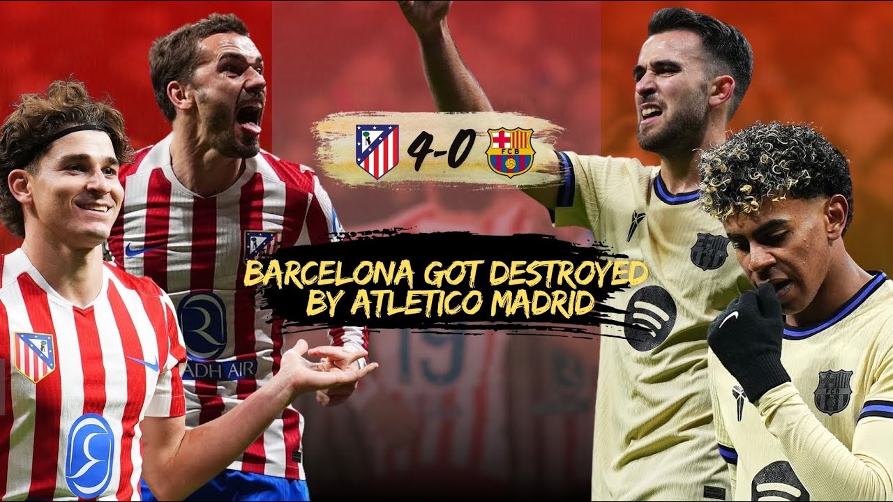 ATLETICO MADRID DESTROYED BARCELONA!!!!