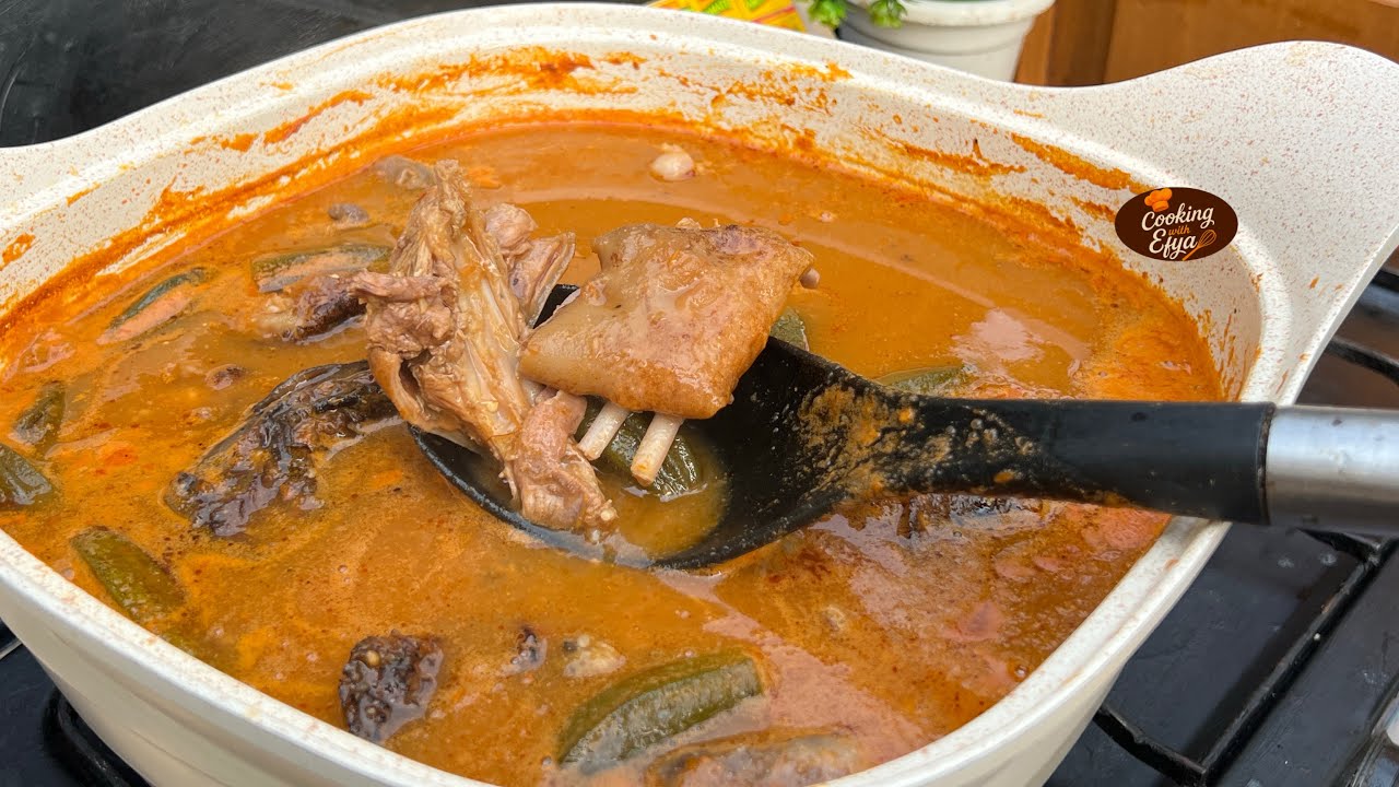 GOAT MEAT LIGHT SOUP | EASY & TASTY PEPPER SOUP RECIPE | FUFU & LIGHT SOUP 