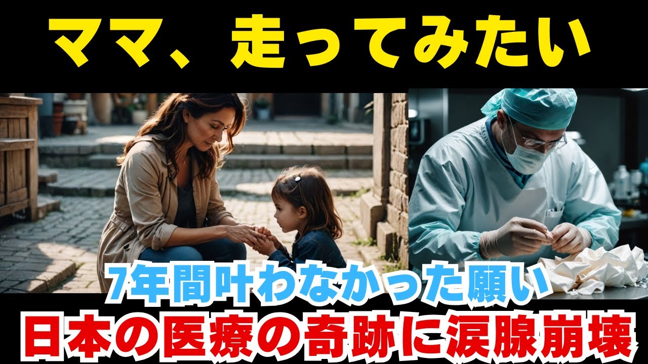 【海外の反応】「お願い、もう少しだけ生きさせて」余命6ヶ月宣告の7歳少女、5人の医師が断った手術を日本で受け走れるようになった奇跡に世界が涙【日本称賛】