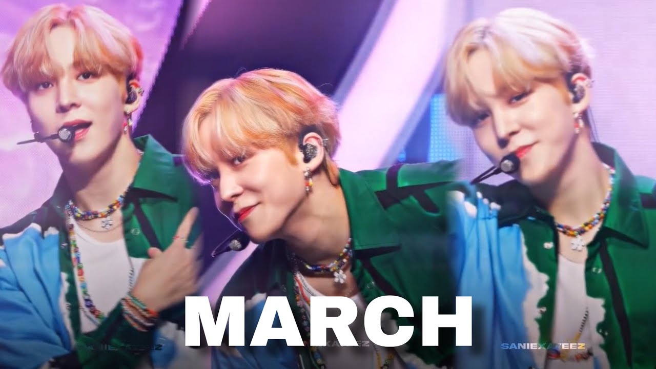 ateez tiktoks of the month | march '24