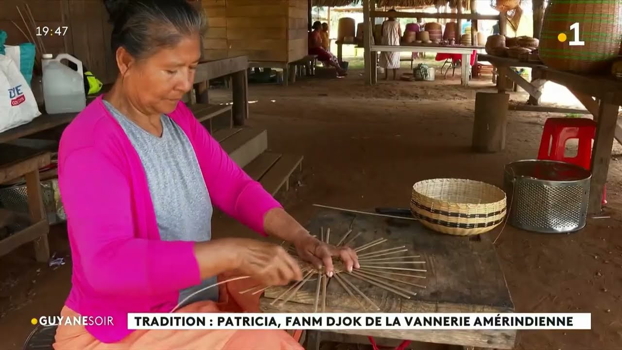 La vannerie amérindienne Palikur à Macouria - Guyane la 1ère - 27 septembre 2024