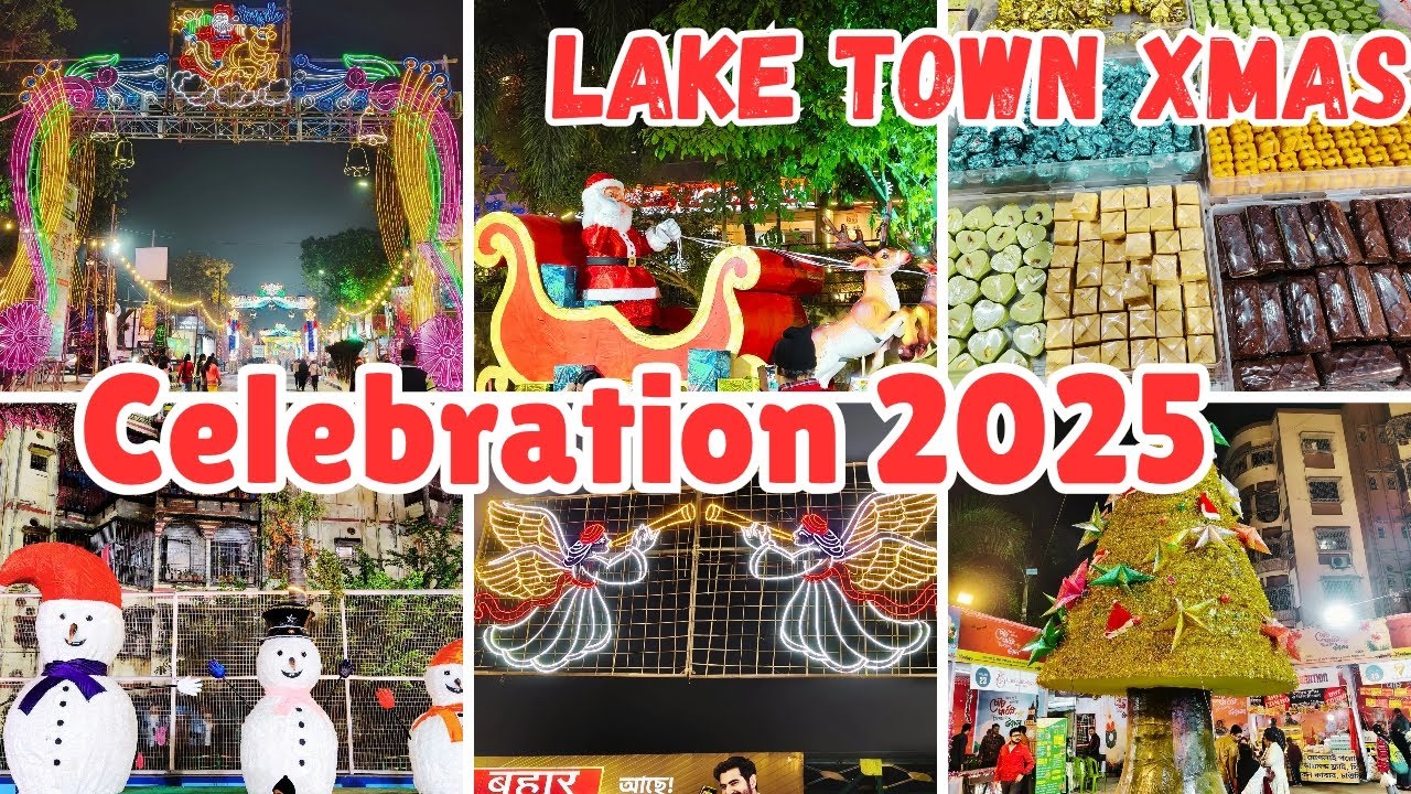 Lake town Christmas Carnival 2025 || Sreebhumi Christmas Food Festival || Journey with Sushmita ||