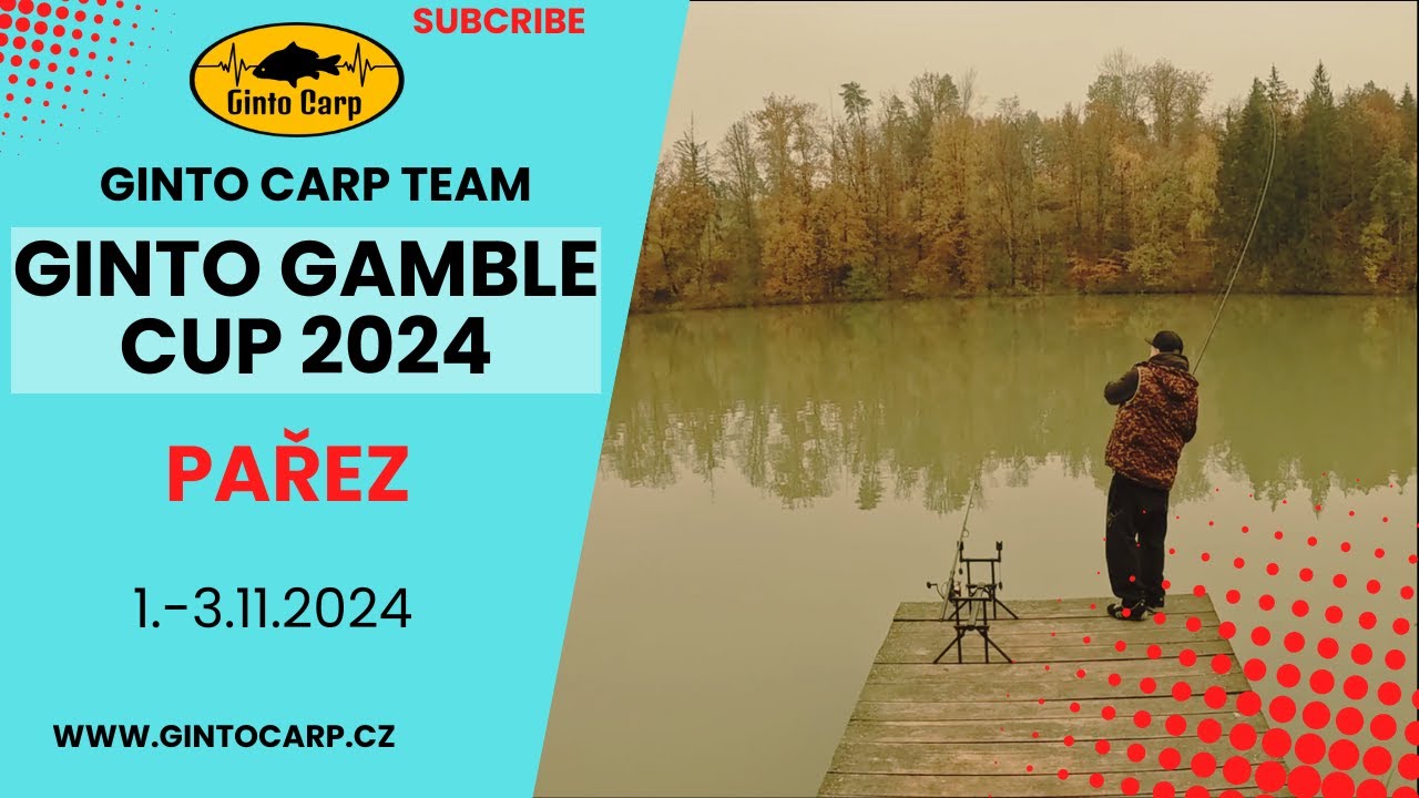 Rybaření Pařez/Ginto Gamble Cup 2024/Podzimní kaprařina/Rozloučení se sezónou/ Carp Fishing/Kapr 22+