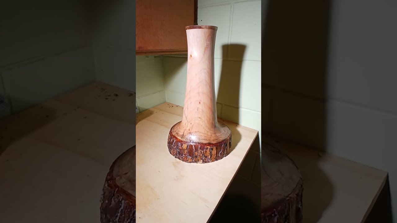 Rustic Lamp #woodworking #woodturning