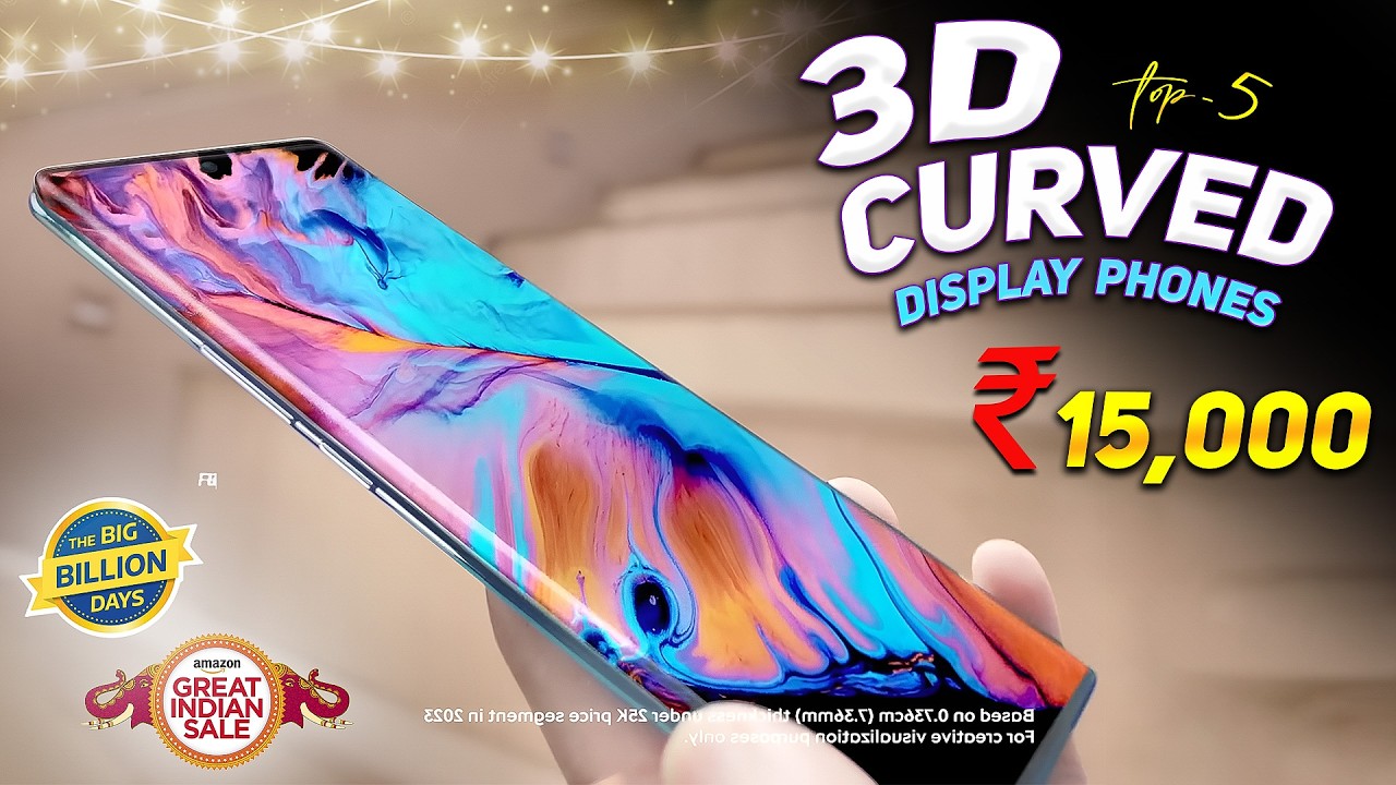 Top 5 Best Curved Display Phones Under 15000 in  2025 | Flipkart BBD | Curved Display Phones 15000