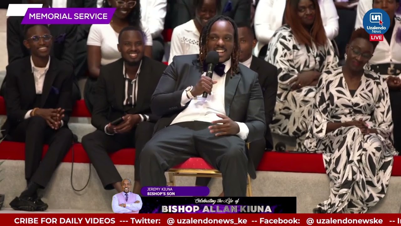 'He was the Best Dad' Bishop Allan Kiuna's Son Tribute to his Dad