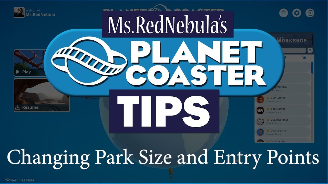 Tutorial: Changing Park Size and Entry Point - Planet Coaster Tips