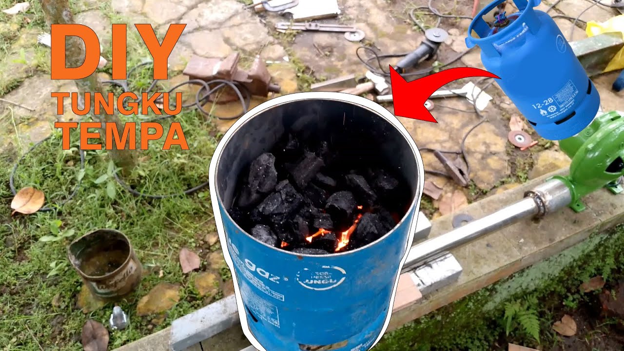 DIY Forge Furnace ( Tungku Tempa dari Tabung Gas )