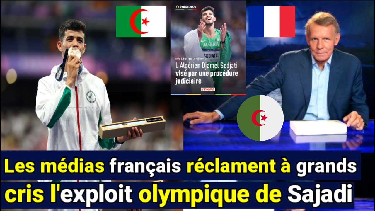 Les m&eacute;dias fran&ccedil;ais r&eacute;clament &agrave; grands cris l'exploit olympique de Djamel Sedjati