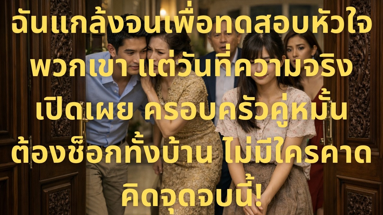 ฉันแกล้งทำเป็นผู้หญิงจนและไร้เดียงสา ตอนที่ได้พบกับครอบครัวของคู่หมั้น — แต่สุดท้ายกลับกลายเป็นว่า…