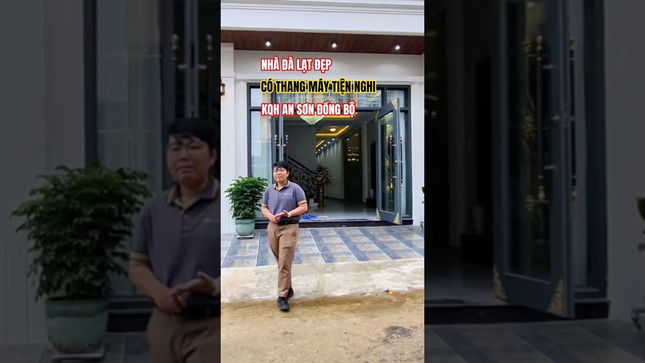 Nh&agrave; Đ&agrave; Lạt đẹp c&oacute; thang m&aacute;y ở kqh An Sơn #shorts #nhadep #nhadalat #nhadalatdep