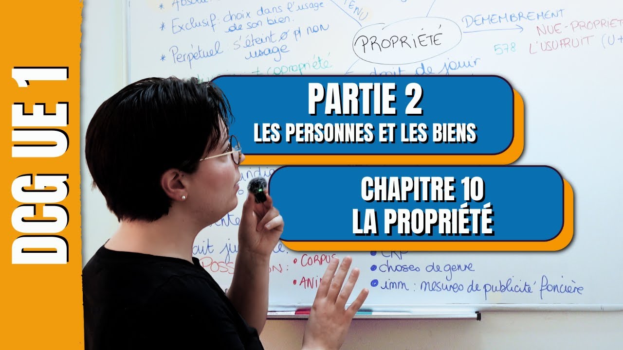 DCG UE 1 | La PROPRIÉTÉ | Les FONDAMENTAUX du DROIT | Cours & explications