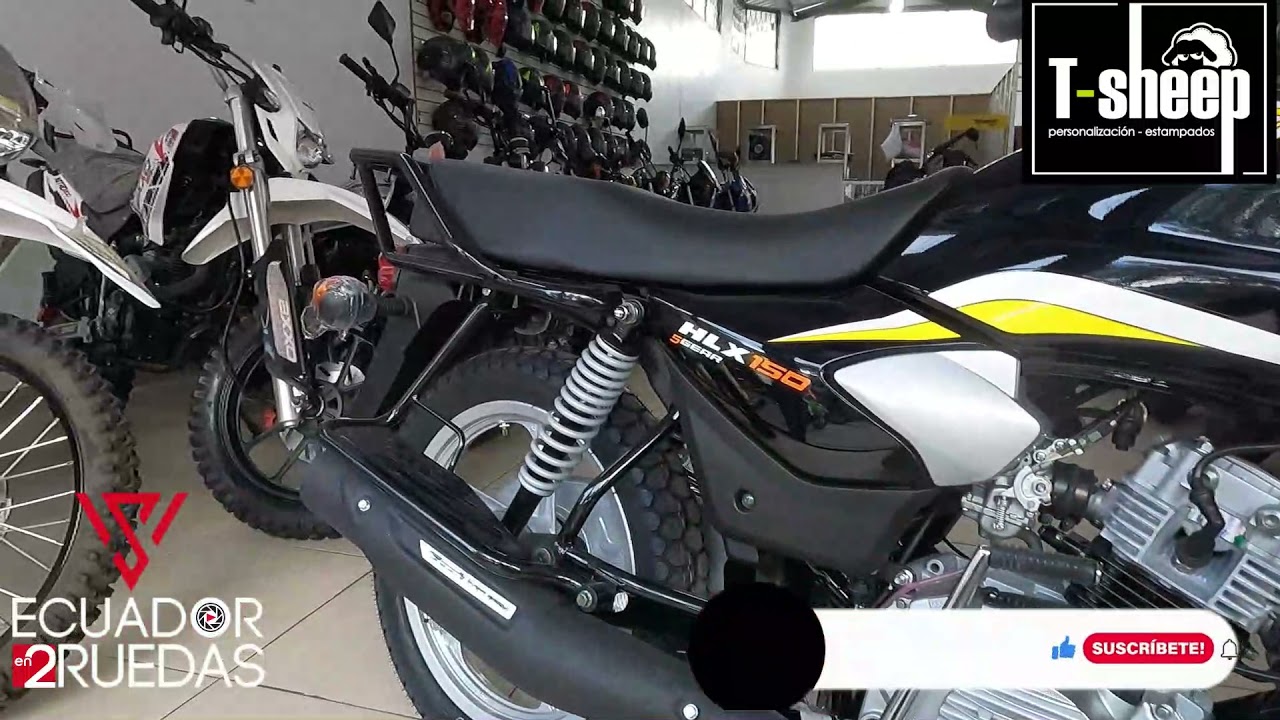 TVS HLX 150 5 GEAR AÑO 2022 PRECIO, CARACTERISTICAS , NOVEDADES MOTOS - MOTOCICLETAS - ECUADOR