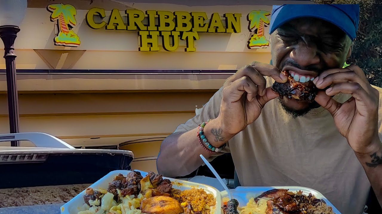 2 hour DRIVE to try Jamaican Food for the first time! | Oxtail and Jerk Chicken