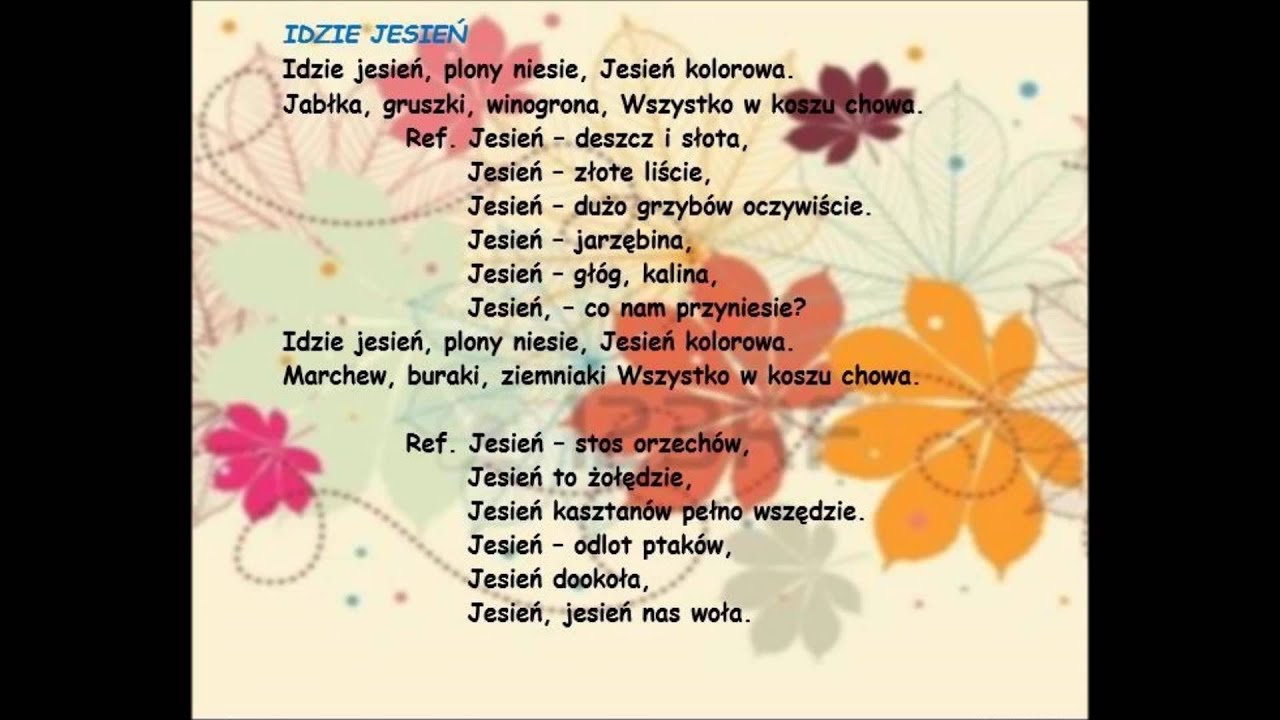 Idzie Jesień