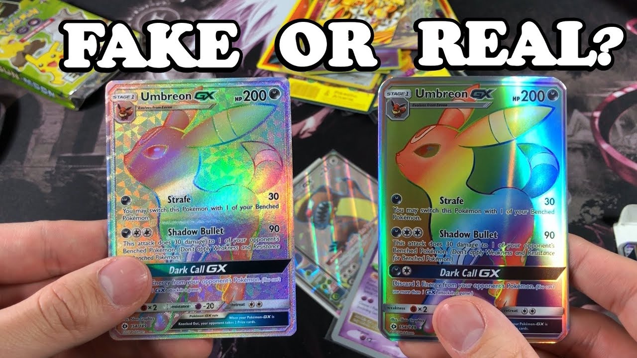 HOW TO TELL IF YOUR POKEMON CARDS ARE FAKE!