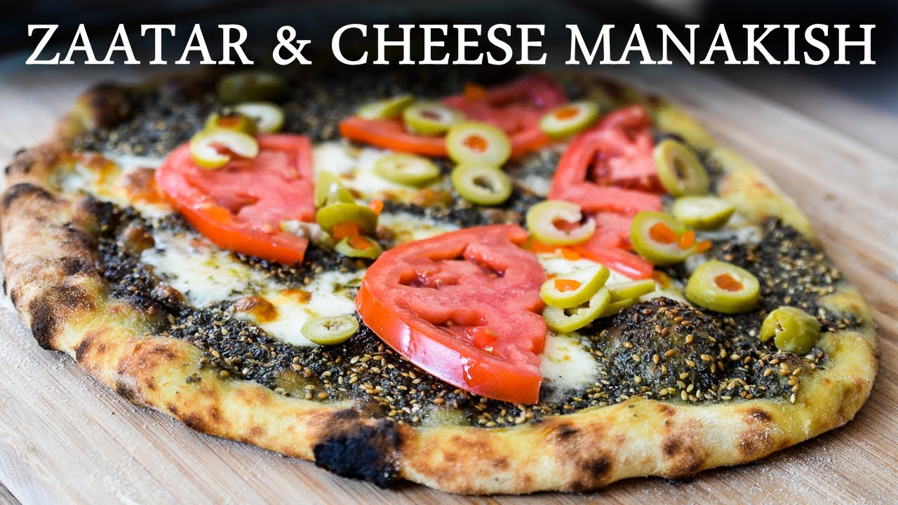 Middle East Pizza (Manakish) AUTHENTIC Lebanese Pizza Recipe With Zaatar And Cheese |Roccbox Recipes
