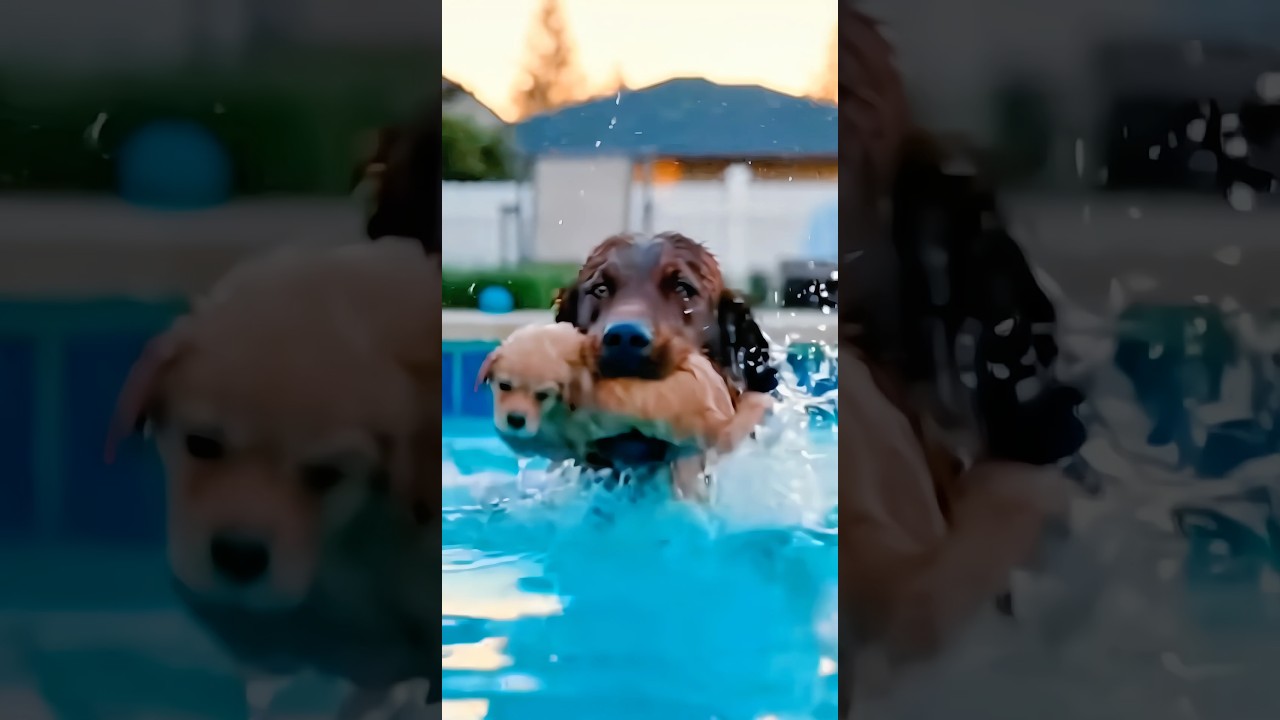 Stray Dog’s IMPOSSIBLE Pool Rescue 😭➡️🐶❤️ | You Won’t Believe This Hero
