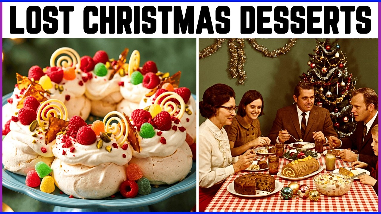 25 Christmas Desserts from the 1960s and 70s That Have Disappeared!
