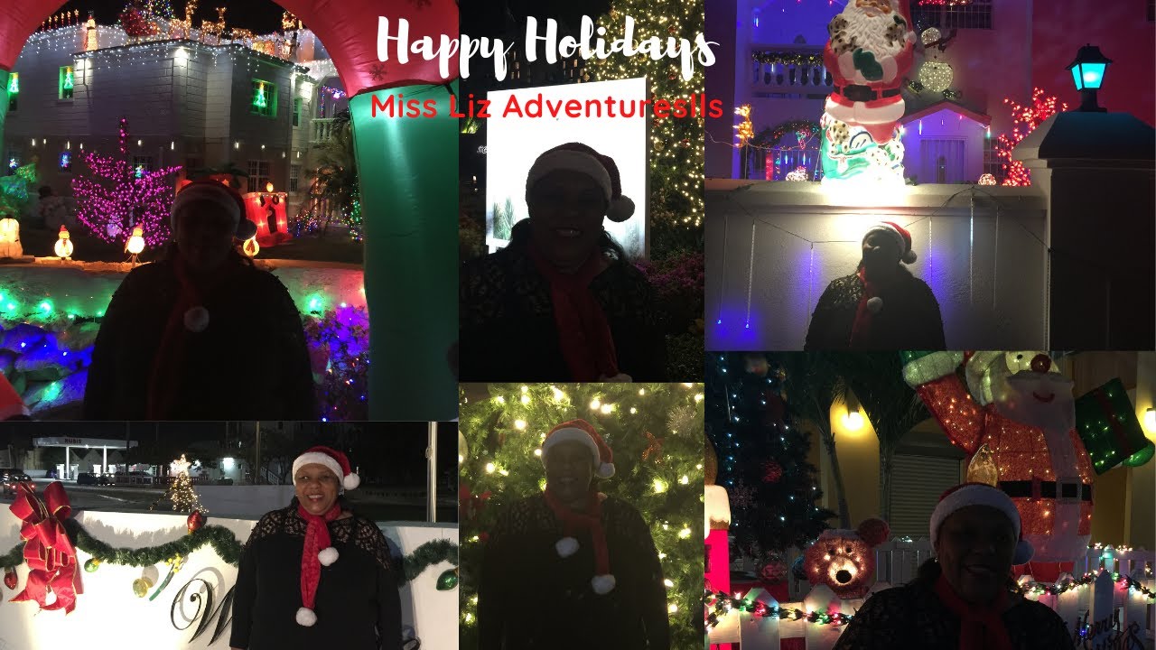 Christmas Lights and Decorations on Providenciales Turks and Caicos Islands