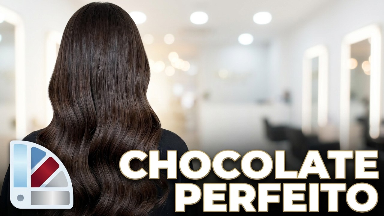 CHOCOLATE PERFEITO PARA COBRIR  CABELOS BRANCOS E NÃO AVERMELHAR