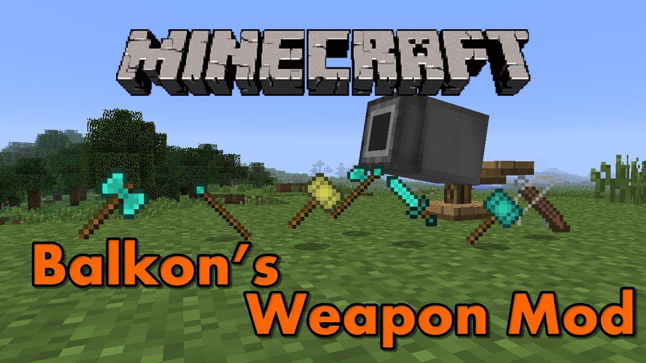 Minecraft Mods - Balkon's Weapons Mod