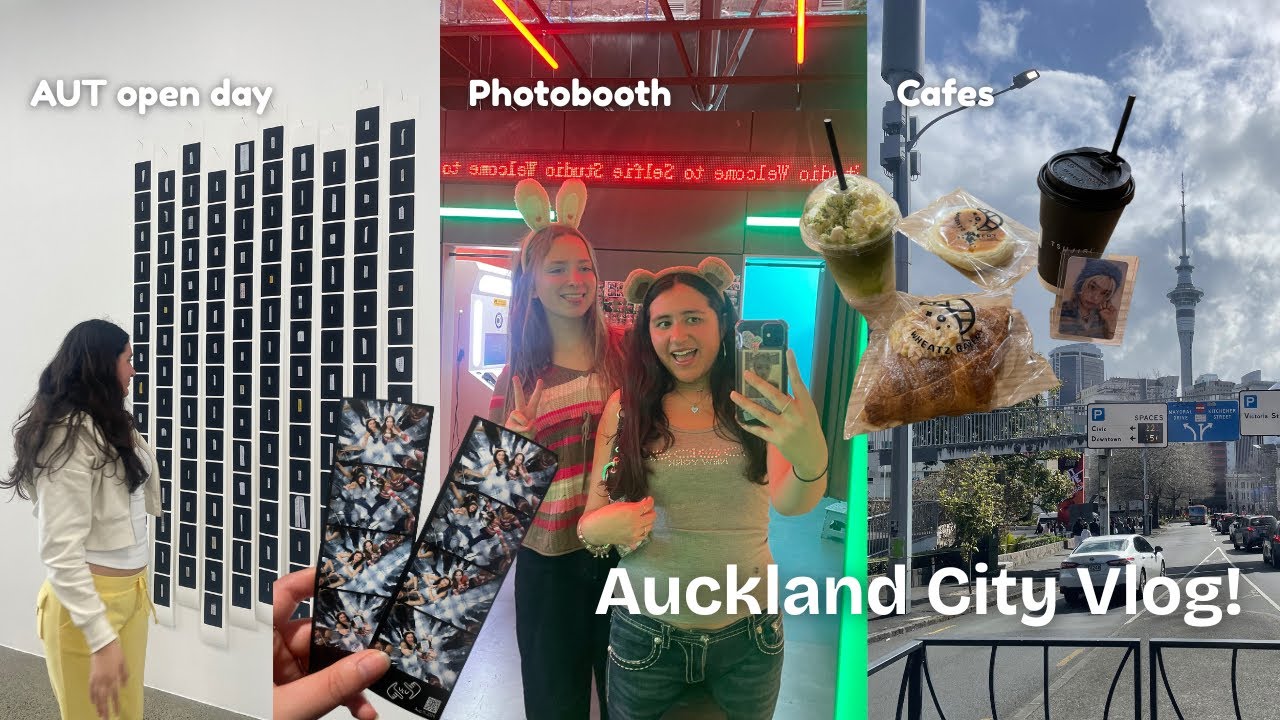 Exploring Auckland!- AUT open day, album unboxing, photobooth :)