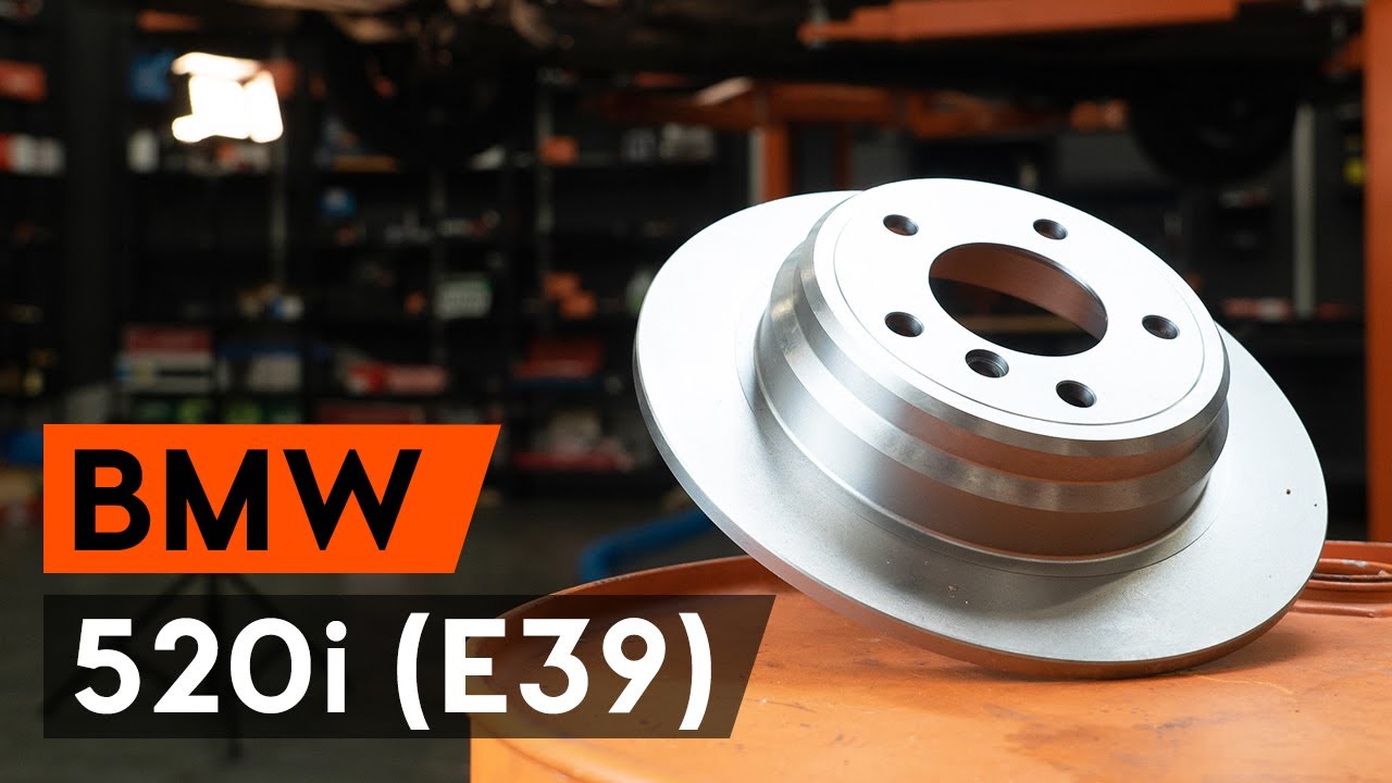 Cum se înlocuiește discuri frana din spate pe BMW 520i (E39) [TUTORIAL AUTODOC]