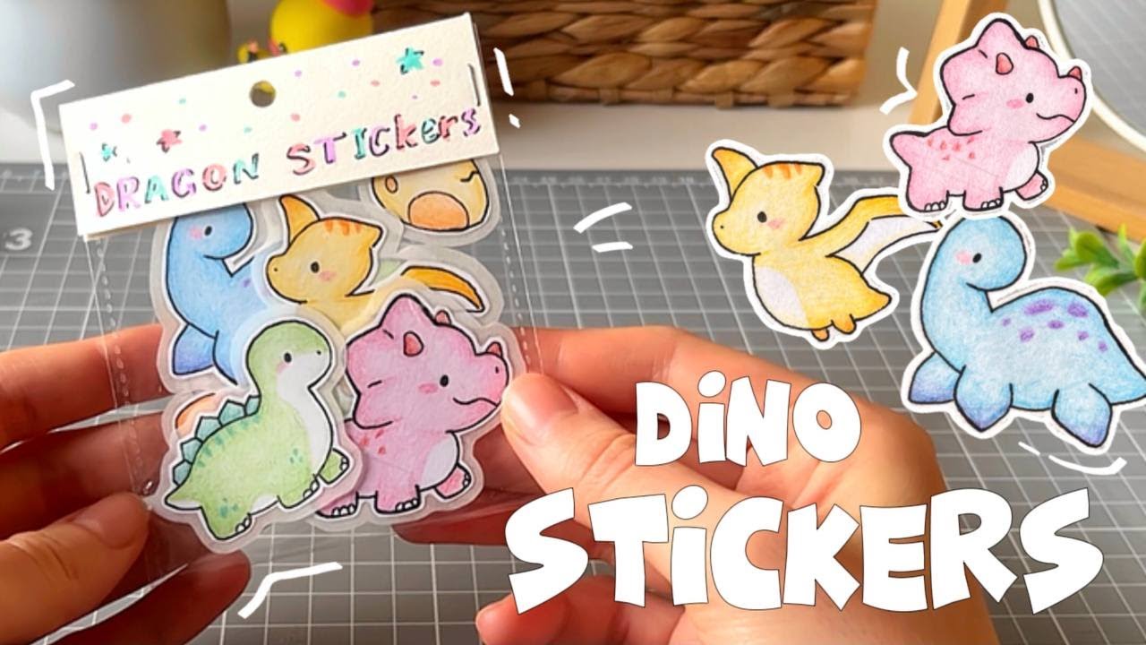 How I Make Cute Stickers🌿 | Amazing Craft Idea✨