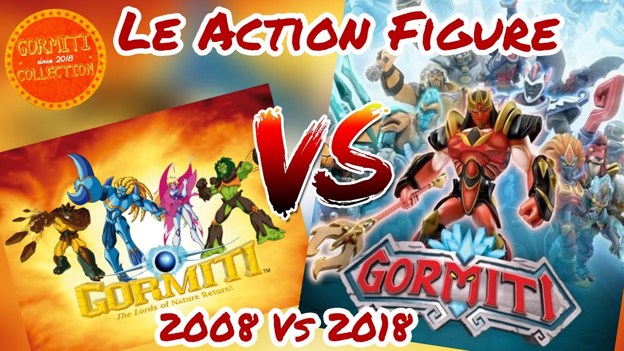 GORMITI Action Figure Cartoon LOTNR 2008 VS Heralds of Gorm REBOOT 2018 GIOCHI PREZIOSI COLLECTION