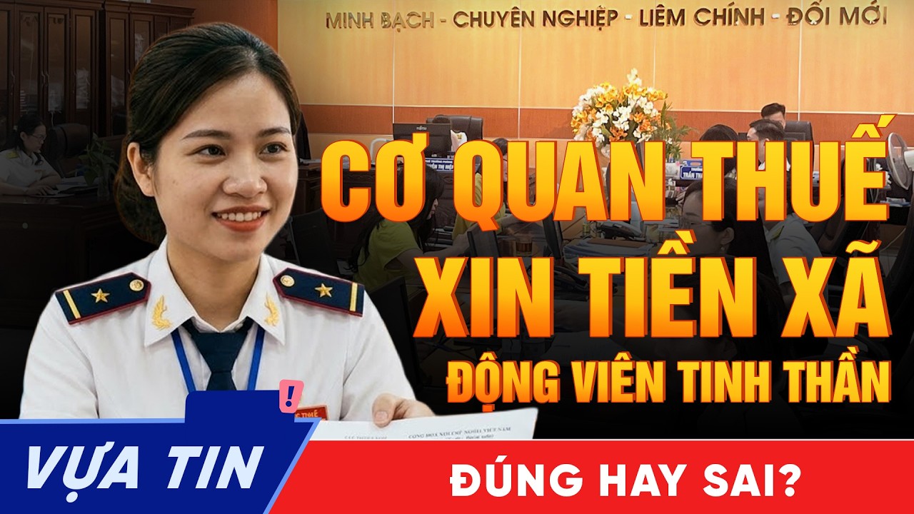 Cơ Quan Thuế Xin Tiền Xã Để “Động Viên Tinh Thần”?: Đúng quy định hay tiền lệ nguy hiểm?