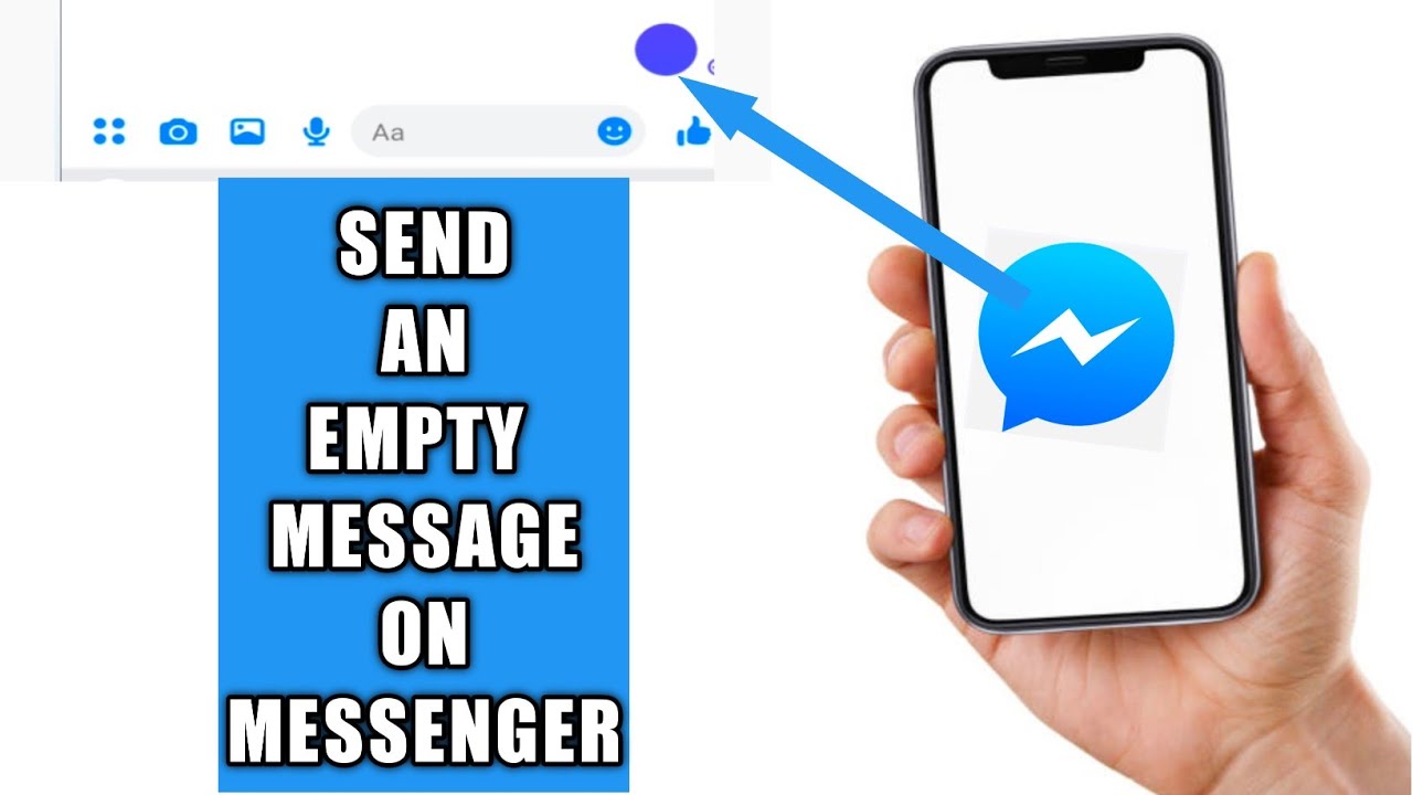 How to send an empty message on Messenger