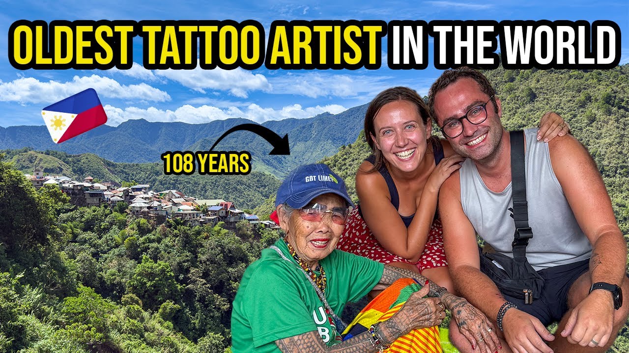 Getting a TATTOO from WHANG OD the 108 year old legend in the Philippines