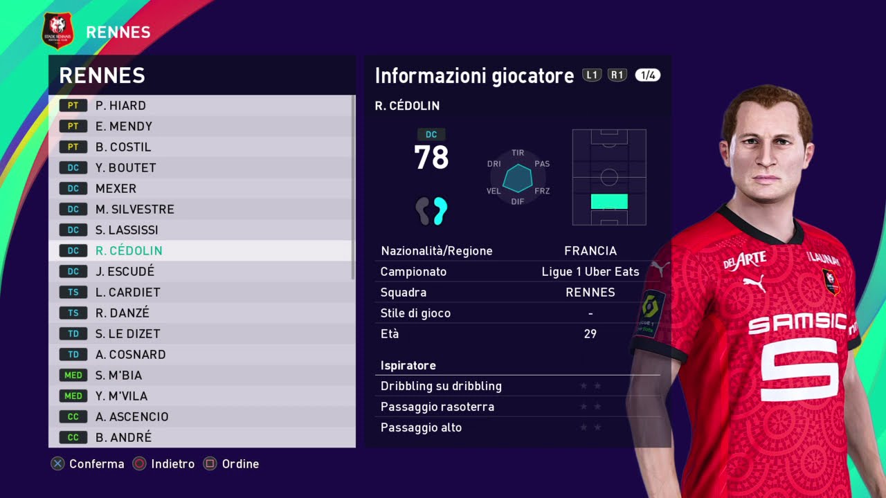 eFootball PES 2021- RENNES CLASSIC - MASTER LEAGUE PROJECT BY THE DEX - LIGUE 1