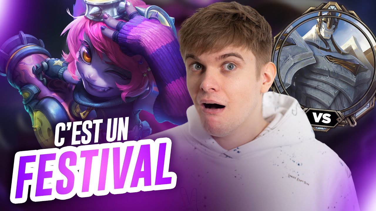SOLOQ SMURF : C'EST UN FESTIVAL - TRISTANA VS GALIO | LOL FR