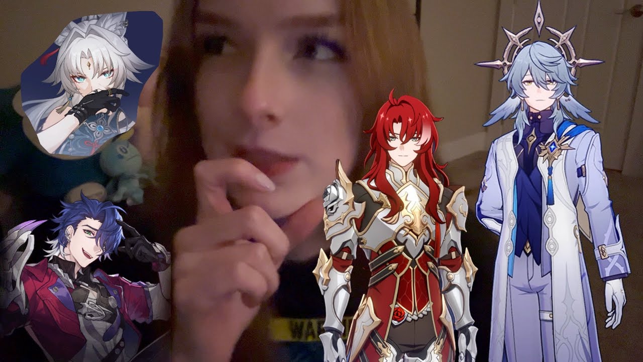 honkai star rail smash or pass ASMR edition (gum chewing, counting, whisper ramble)