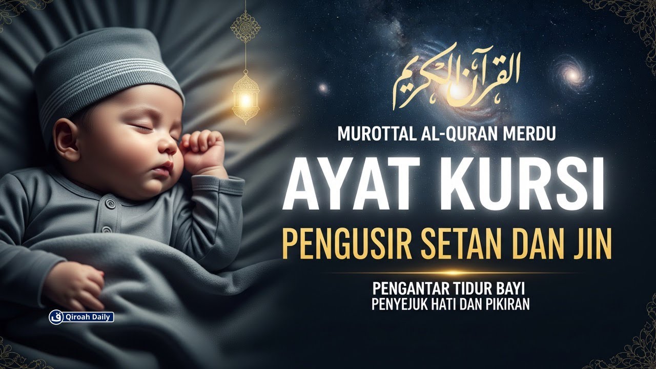 AYAT KURSI PENGANTAR TIDUR | QURAN MERDU PENYEJUK HATI DAN PENGUSIR SETAN | BY M.HIJAZI QIROAH DAILY