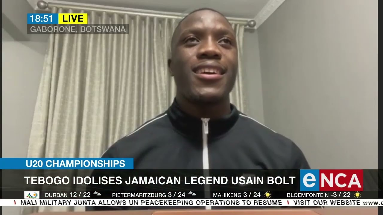 U20 Championships | Tebogo idolises Jamaican legend Usain Bolt