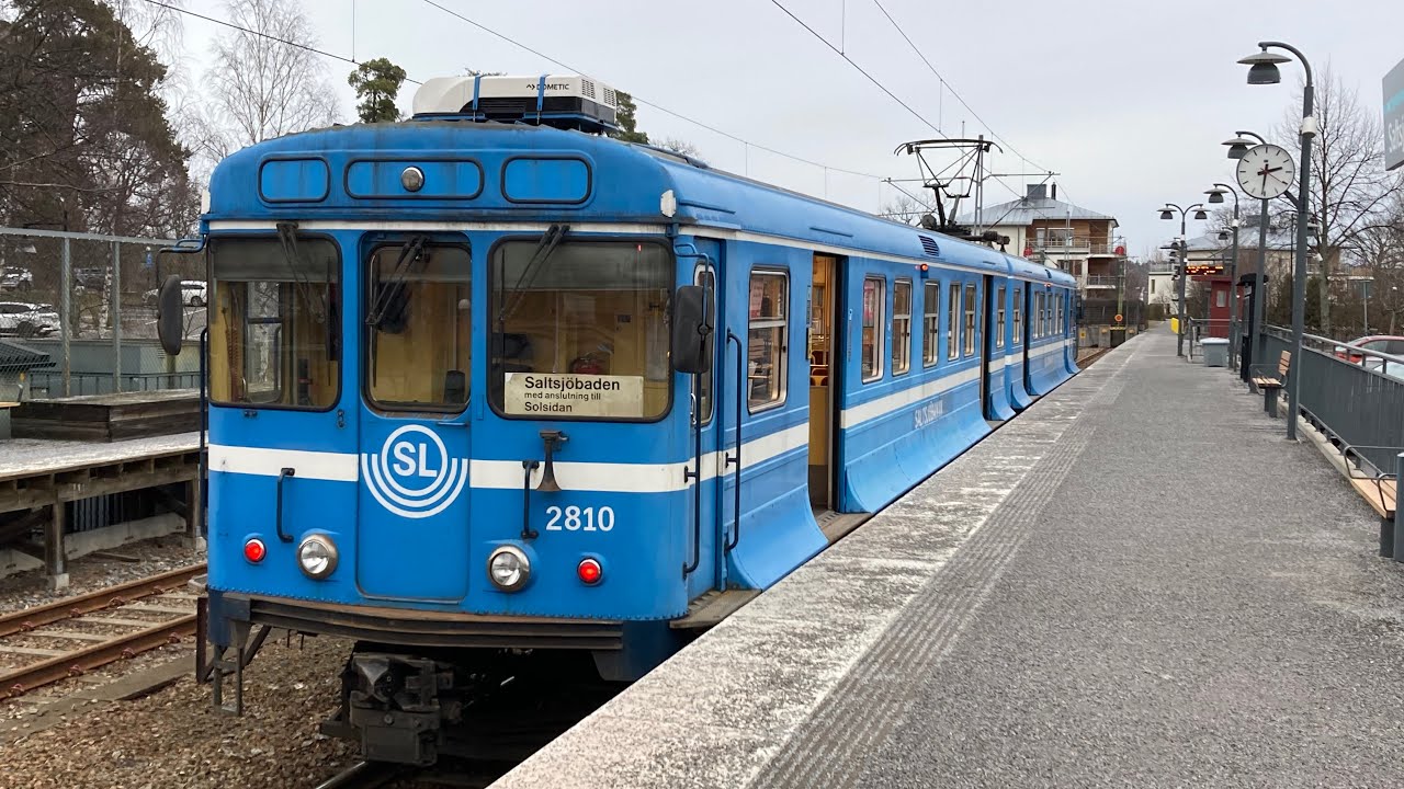 Saltsjöbanan har äntligen åter öppnat för trafik igen! | En lång tur med Saltsjöbanans C10/C11 (C8)